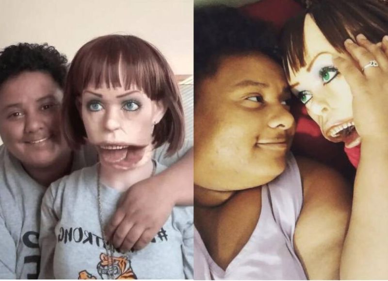 Se enamoró de su muñeca lesbiana zombie con quien mantiene una relación tóxica